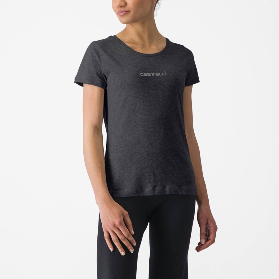 Black Women Castelli CASTELLI CLASSICO W TEE Casual | 386072-TQO