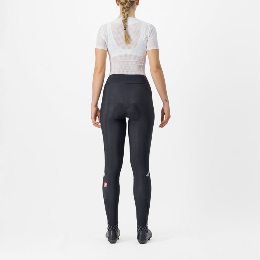 Black Women Castelli ENTRATA W Leggings | 751396-QOA