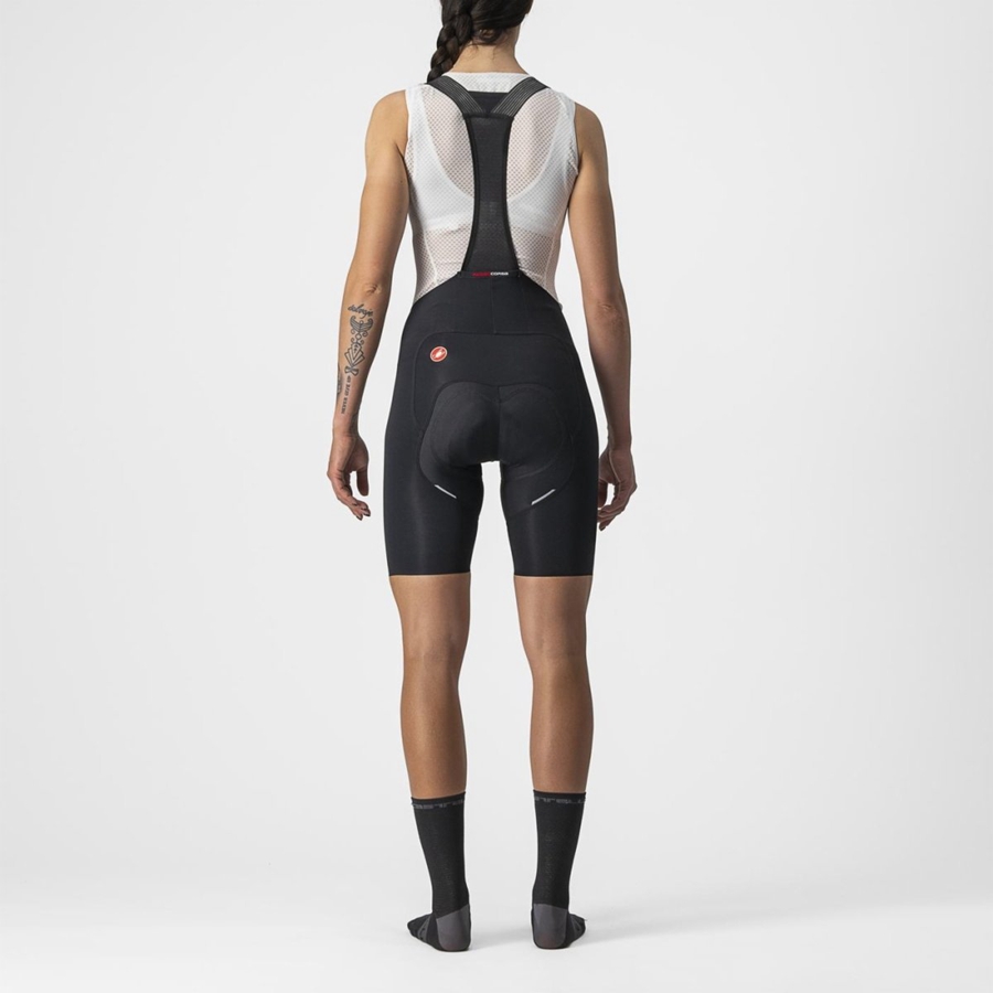 Black Women Castelli FREE AERO RC W Bib Shorts | 392810-UXC