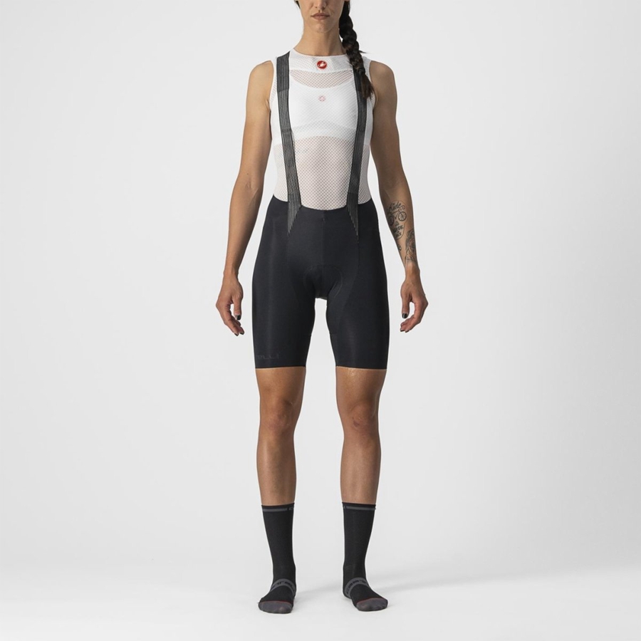 Black Women Castelli FREE AERO RC W Bib Shorts | 392810-UXC