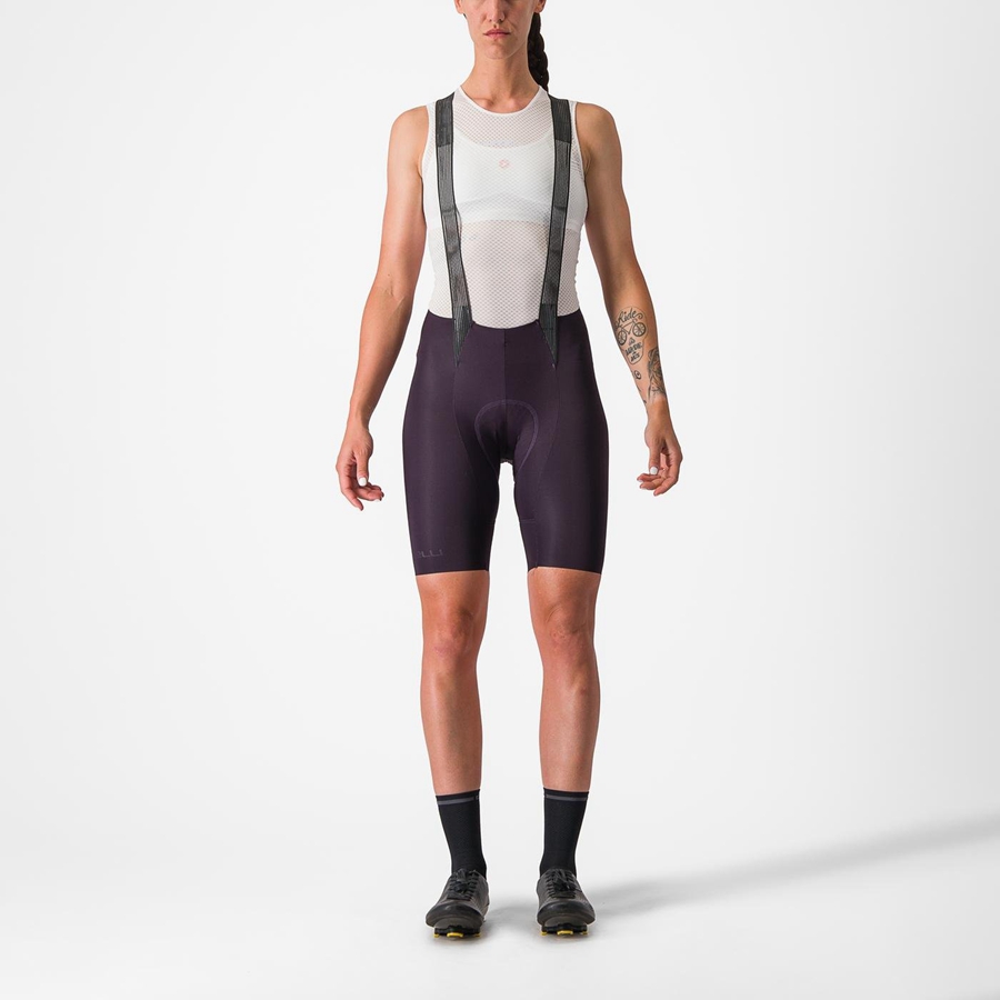 Black Women Castelli FREE AERO RC W Bib Shorts | 520139-WDS