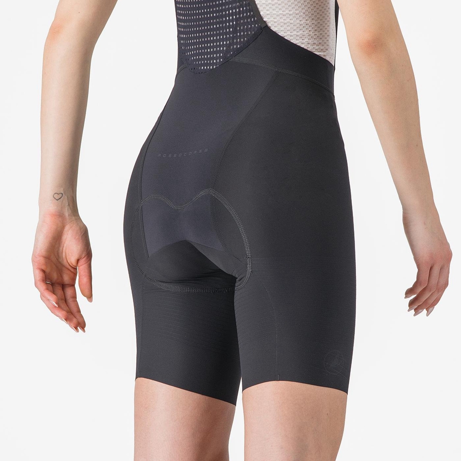 Black Women Castelli PREMIO W Bib Shorts | 856213-GOF