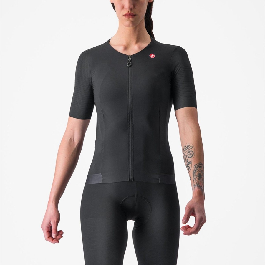 Black Women Castelli PREMIO W Jersey | 687954-NUR