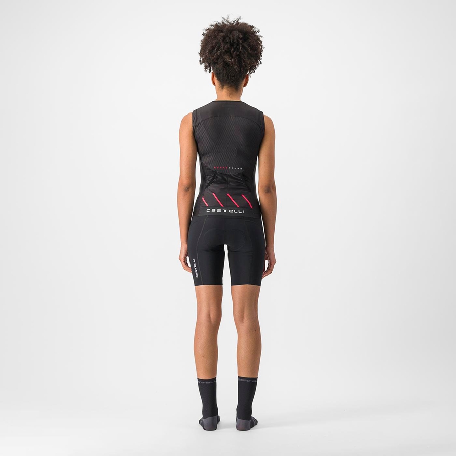 Black Women Castelli RIDE-RUN W Suits | 163725-EUM