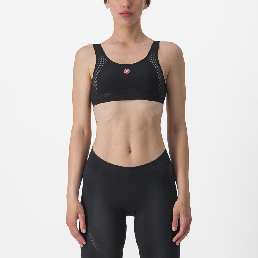 Black Women Castelli ROSSO CORSA BRA Base Layer | 280573-LBW