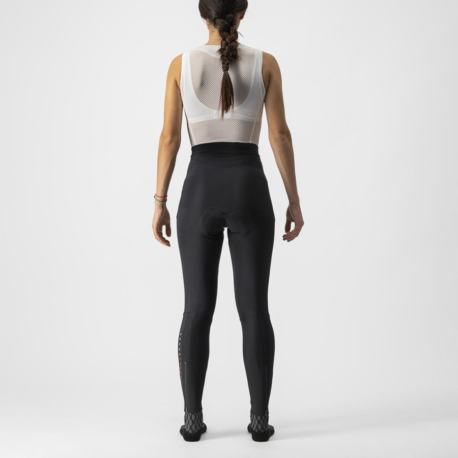 Black Women Castelli SORPASSO RoS W Leggings | 725368-XIE