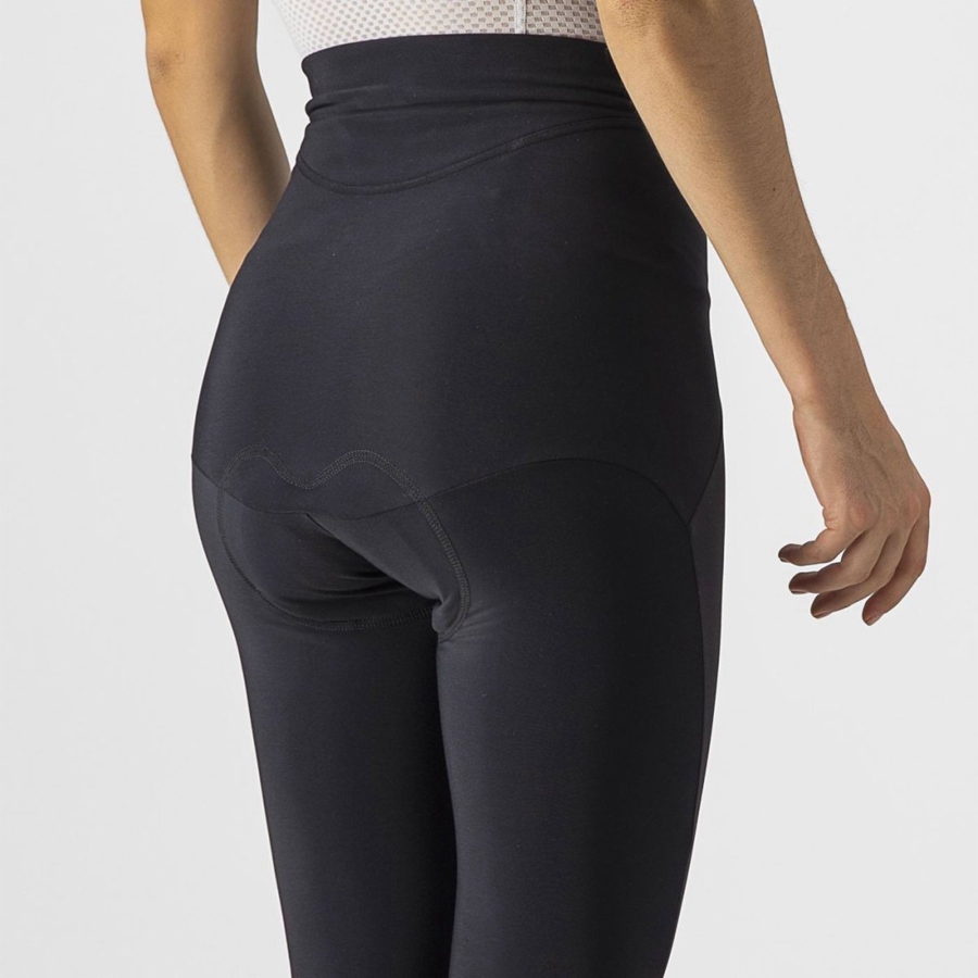 Black Women Castelli SORPASSO RoS W Leggings | 725368-XIE