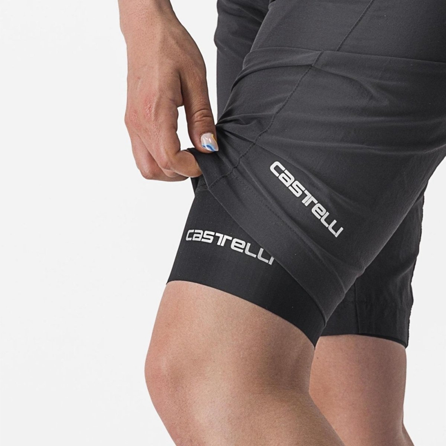 Black Women Castelli TRAIL W LINER Shorts | 236845-SFR