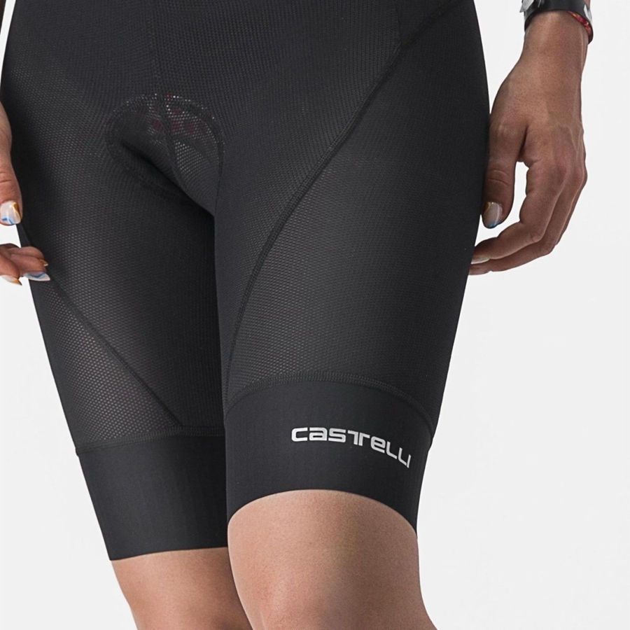 Black Women Castelli TRAIL W LINER Shorts | 236845-SFR