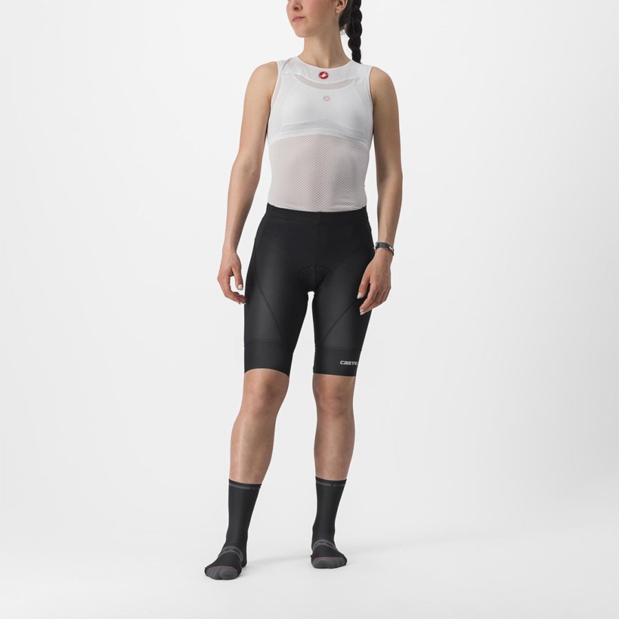 Black Women Castelli TRAIL W LINER Shorts | 236845-SFR