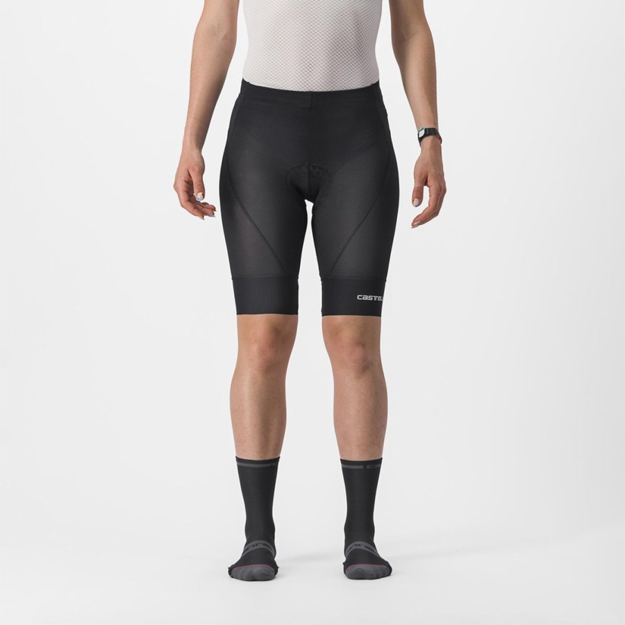 Black Women Castelli TRAIL W LINER Shorts | 236845-SFR