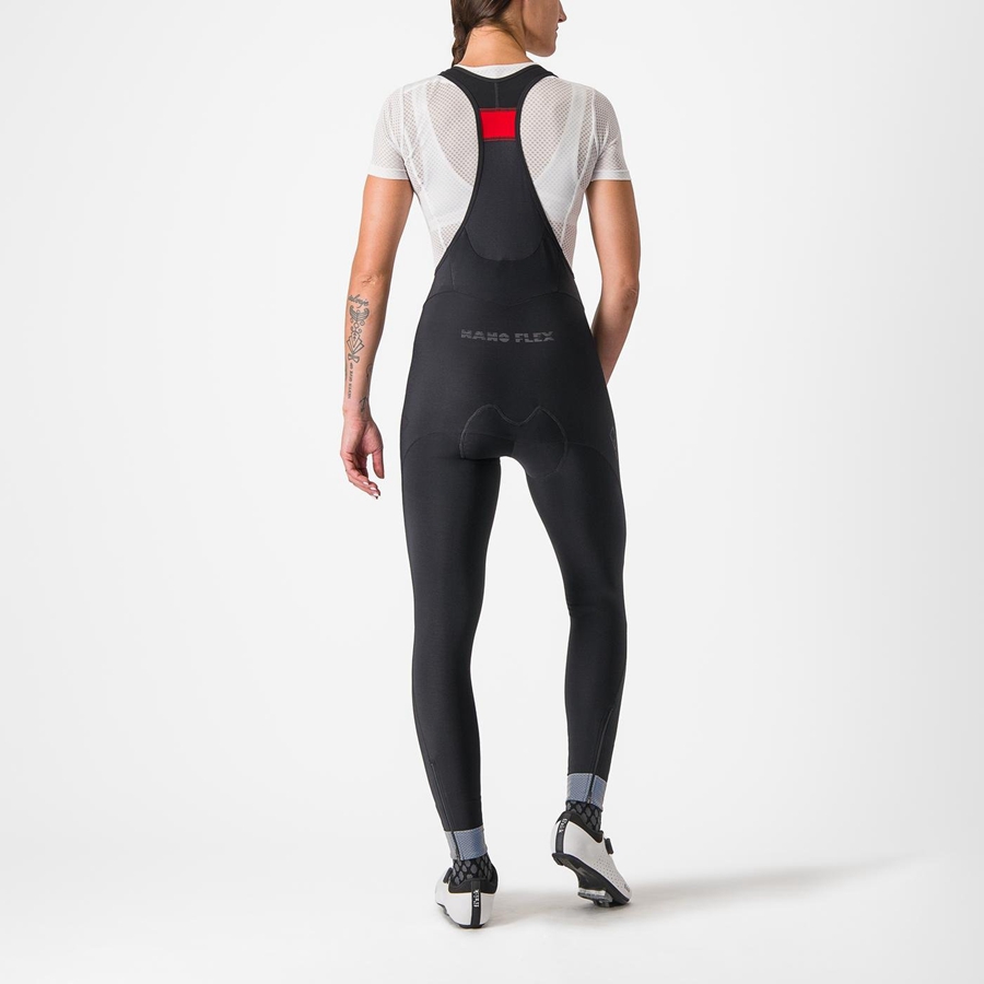 Black Women Castelli TUTTO NANO W Bib Tights | 872016-FZA