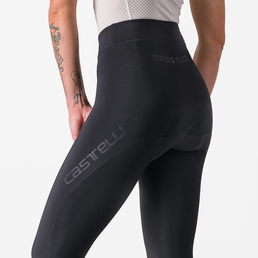 Black Women Castelli TUTTO NANO W Leggings | 045189-BCQ