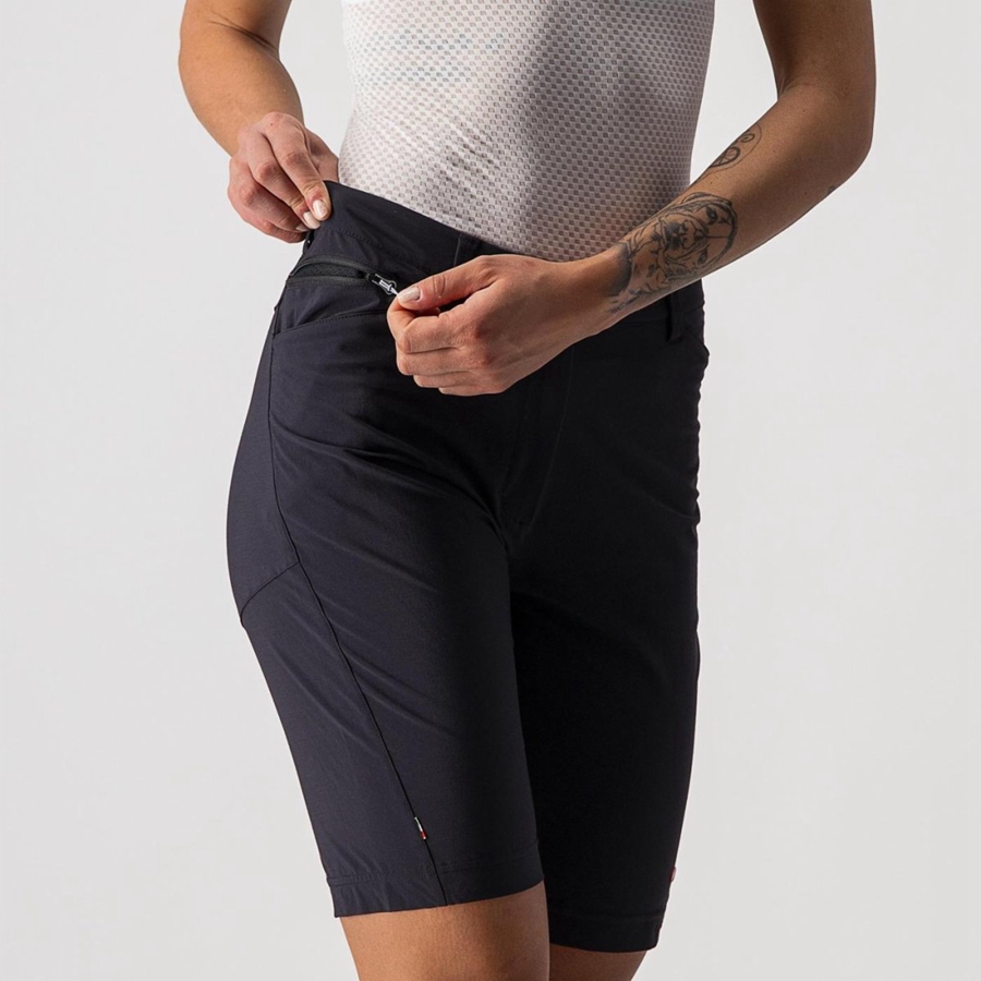 Black Women Castelli UNLIMITED WGY Shorts | 189526-EPJ