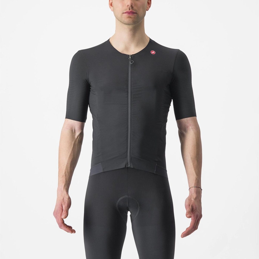 Black / Black Men Castelli PREMIO Jersey | 563470-XAP