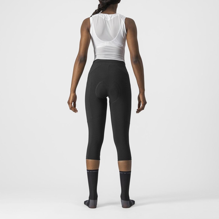 Black / Black Women Castelli VELOCISSIMA 3 KNICKER Leggings | 032591-UCV