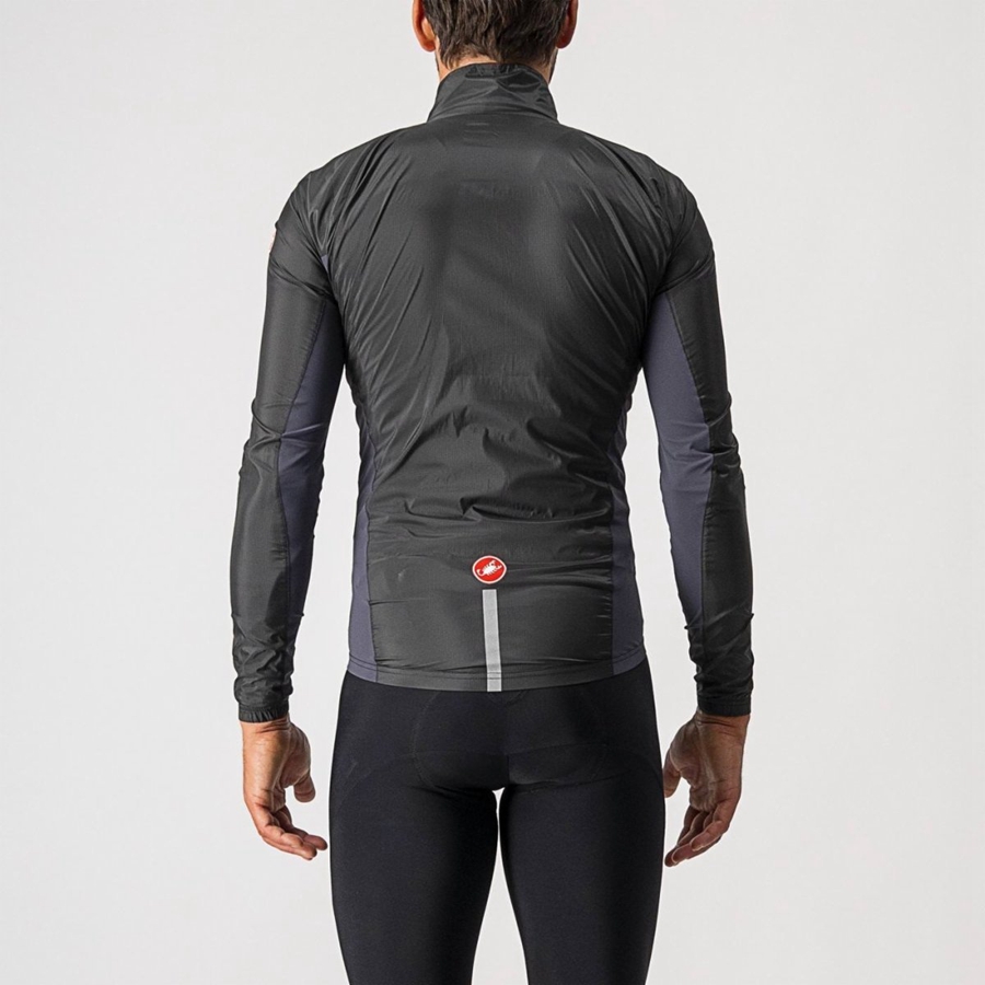 Black / Dark Grey Men Castelli SQUADRA STRETCH Protection | 107843-IXB