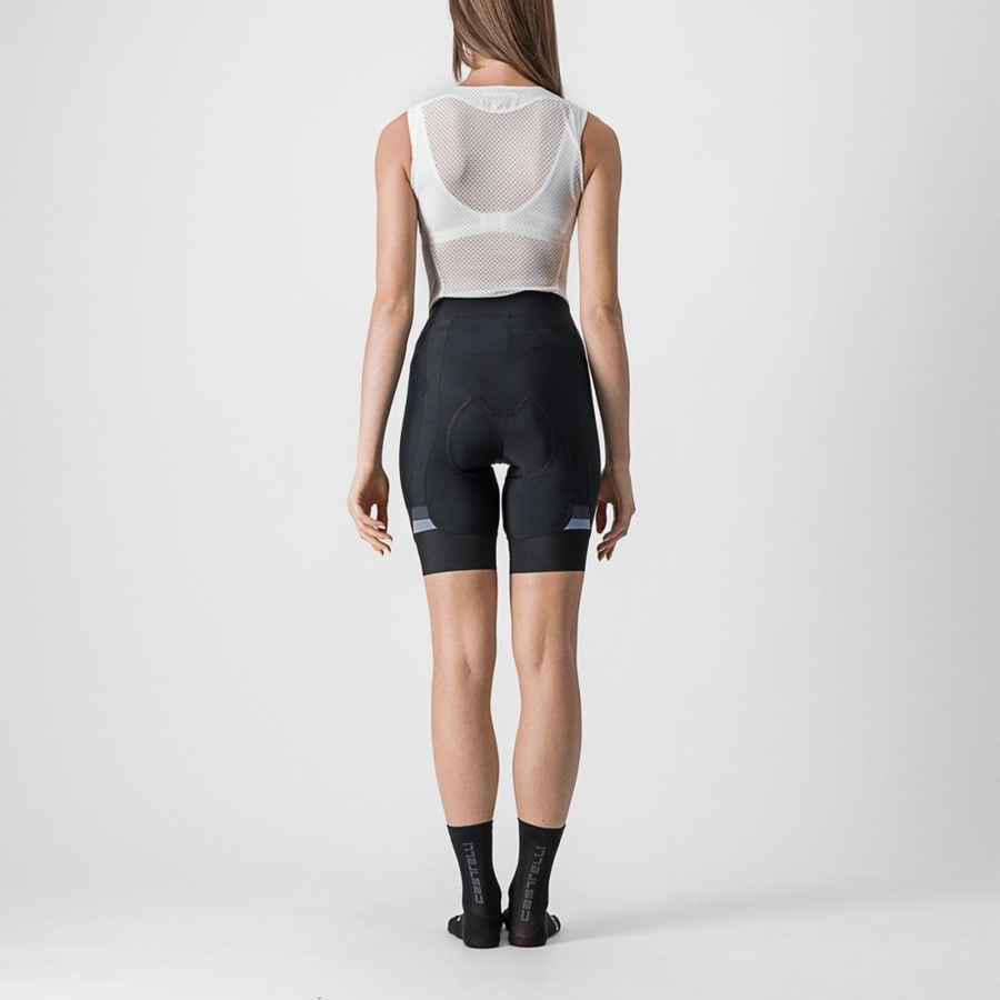 Black / Dark Grey Women Castelli PRIMA Shorts | 617280-EGW