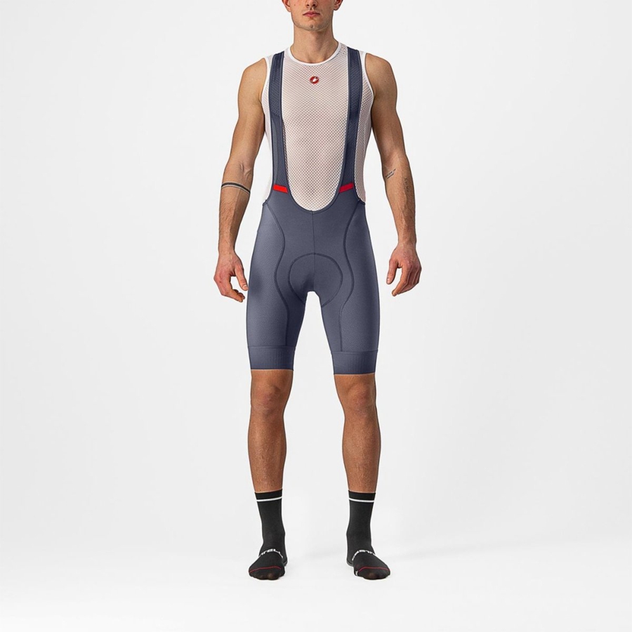 Blue Men Castelli COMPETIZIONE Bib Shorts | 451098-FOL