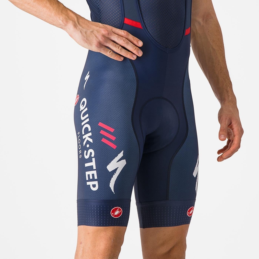 Blue Men Castelli COMPETIZIONE Bib Shorts | 245801-EWY