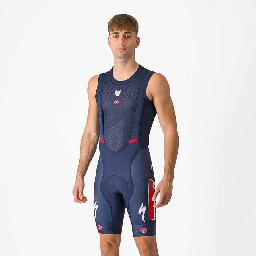 Blue Men Castelli COMPETIZIONE Bib Shorts | 245801-EWY