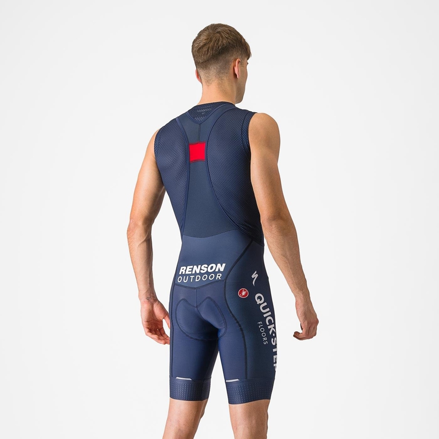 Blue Men Castelli COMPETIZIONE Bib Shorts | 245801-EWY