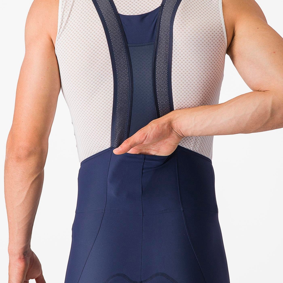 Blue Men Castelli ESPRESSO Bib Shorts | 478560-JXT