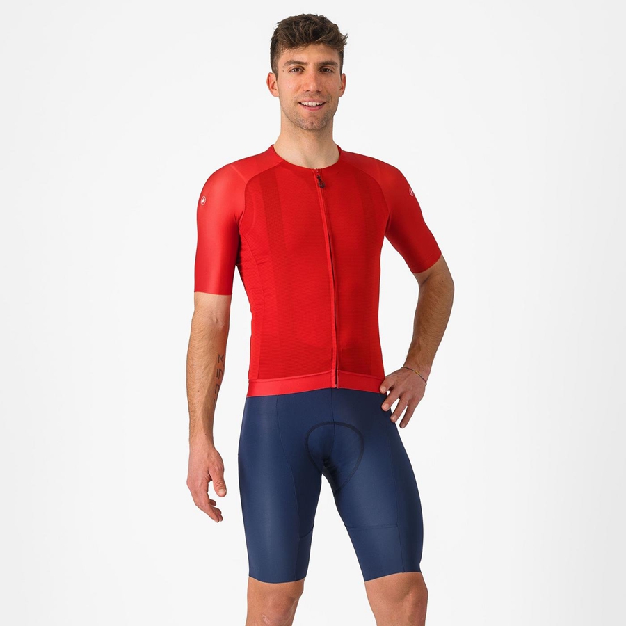 Blue Men Castelli FREE AERO RC Bib Shorts | 730892-HIC