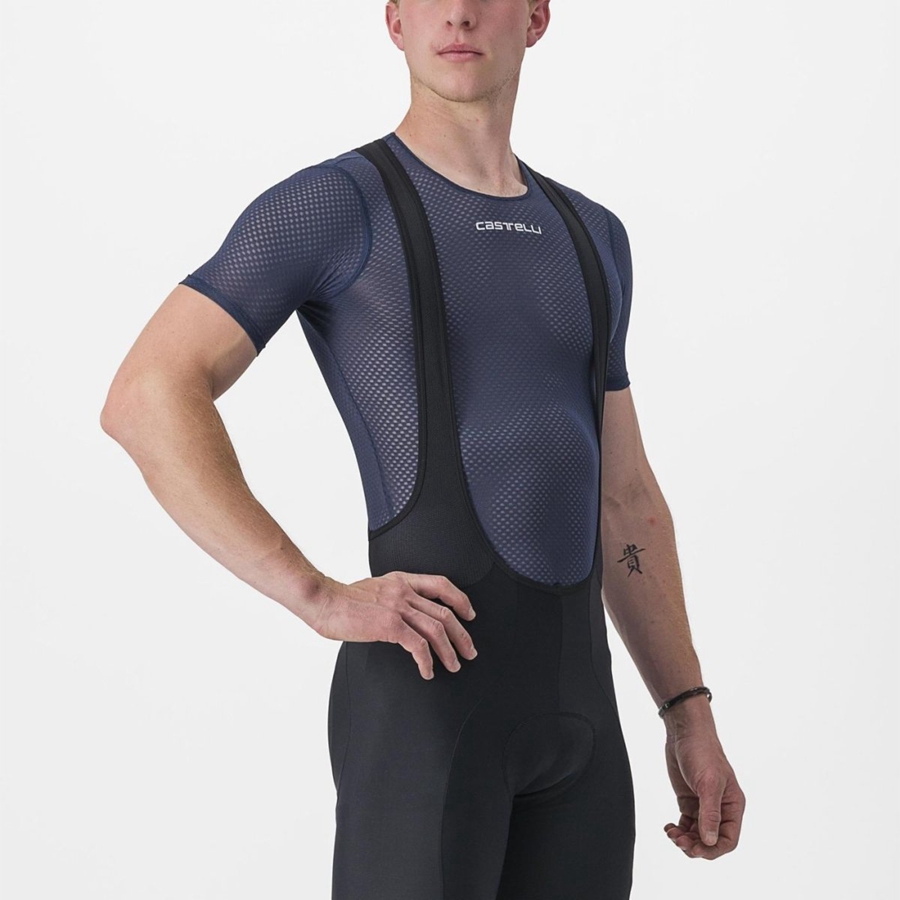 Blue Men Castelli PRO MESH 2.0 SHORT SLEEVE Base Layer | 510682-GST