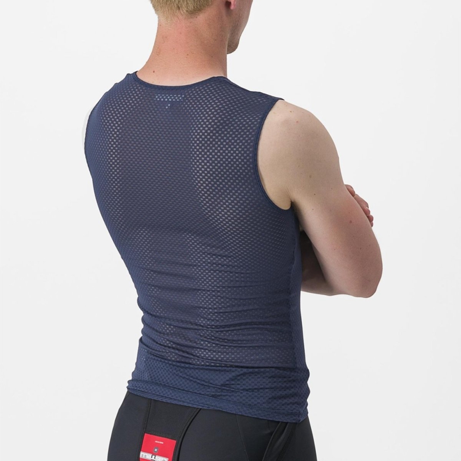 Blue Men Castelli PRO MESH 2.0 SLEEVELESS Base Layer | 701342-NMV