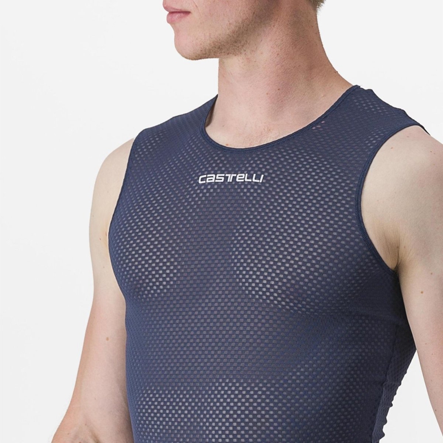 Blue Men Castelli PRO MESH 2.0 SLEEVELESS Base Layer | 701342-NMV