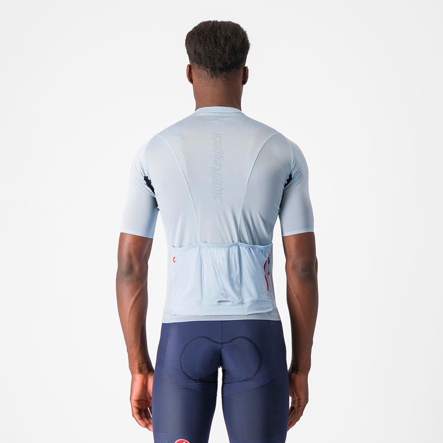 Blue Men Castelli SUPERLEGGERA 3 Jersey | 314079-OYC