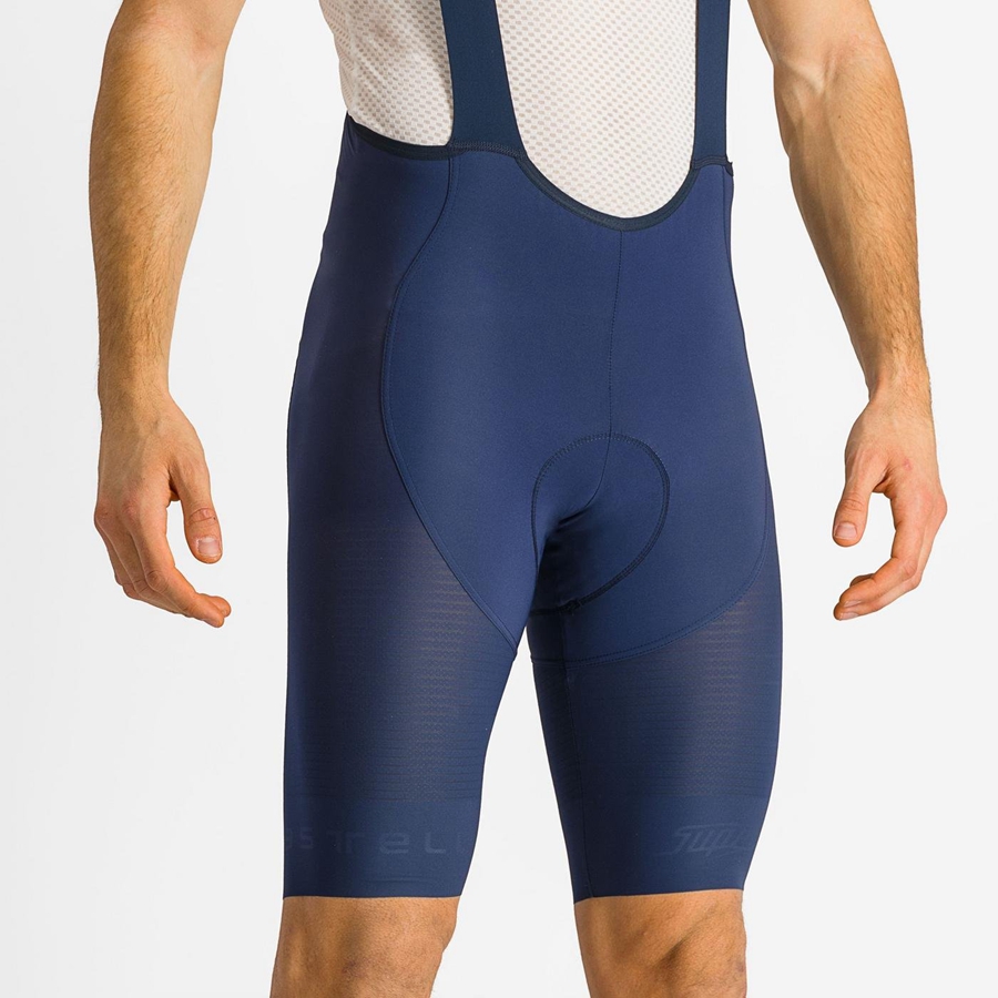 Blue Men Castelli SUPERLEGGERA Bib Shorts | 270436-RPJ