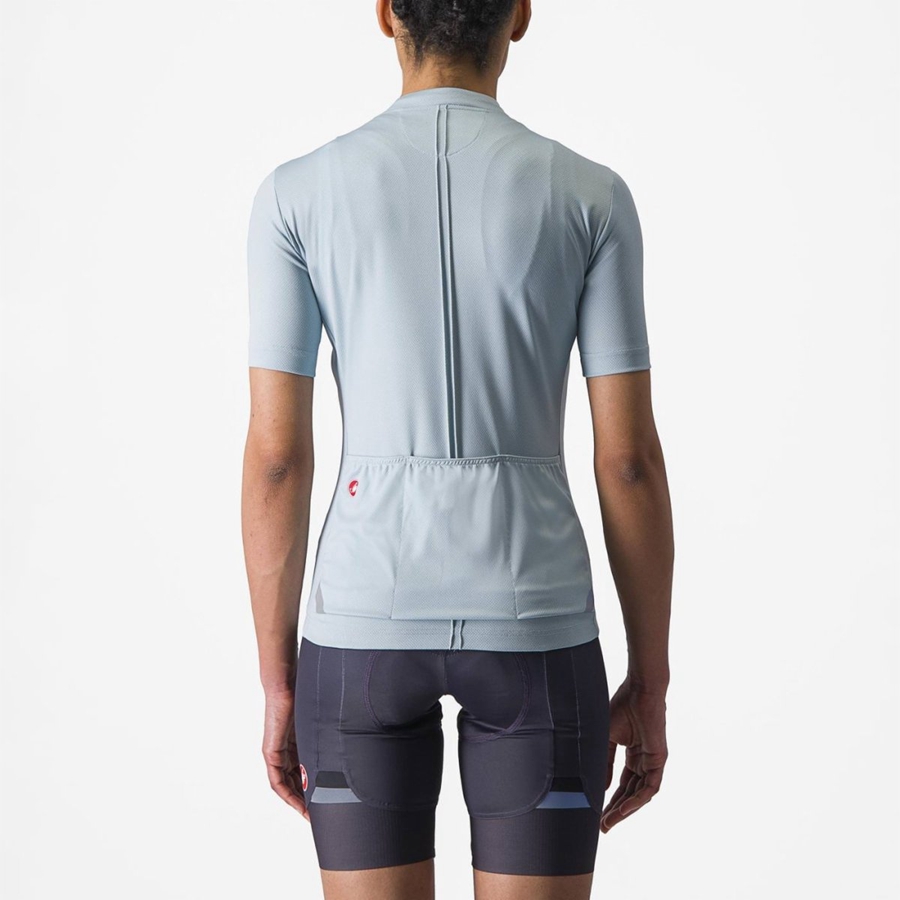 Blue Women Castelli ANIMA 4 Jersey | 105893-AWZ