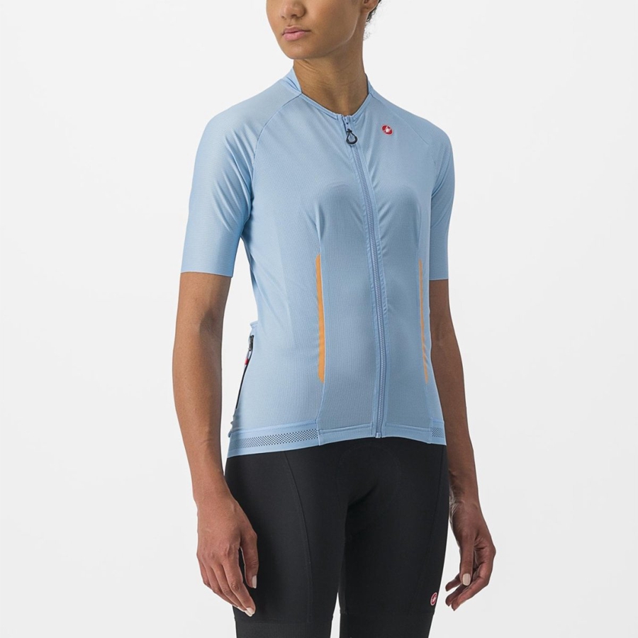 Blue Women Castelli ENDURANCE W Jersey | 637198-PVZ