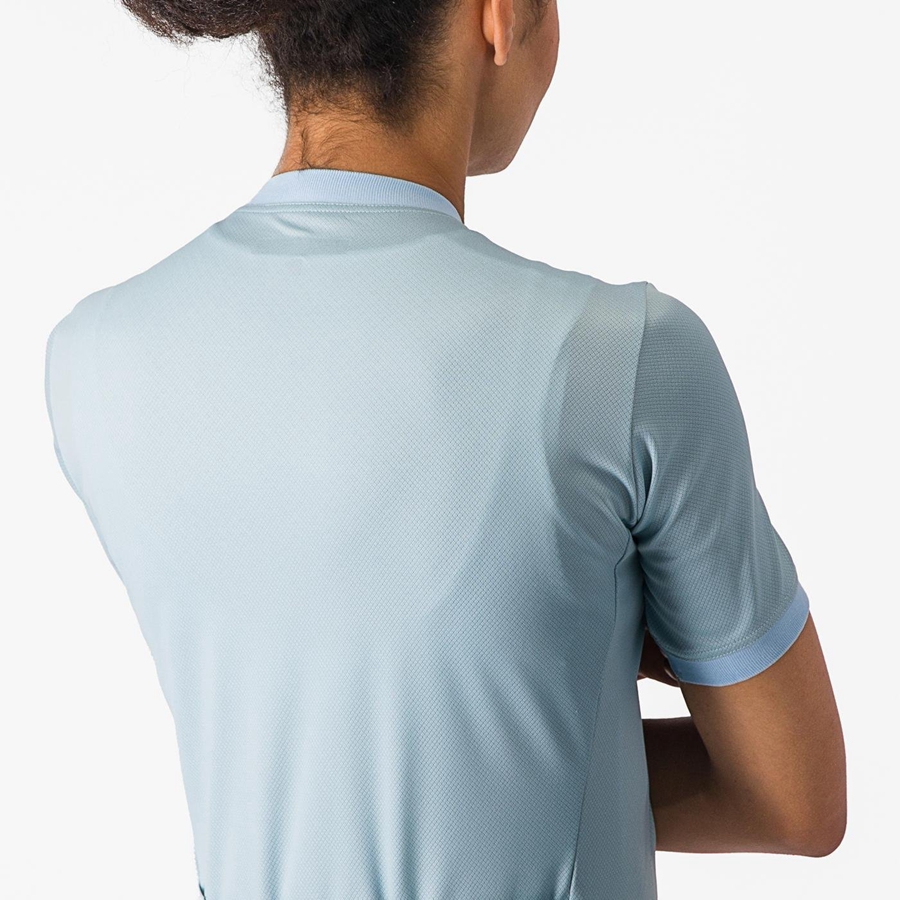 Blue Women Castelli LIBERA Jersey | 457132-FPD