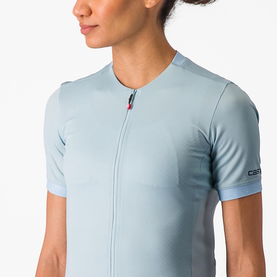 Blue Women Castelli LIBERA Jersey | 457132-FPD