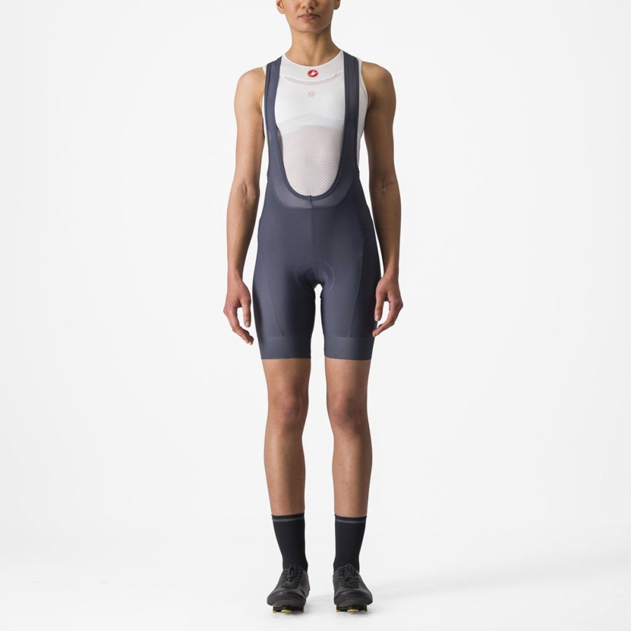 Blue Women Castelli PRIMA Bib Shorts | 689405-HAP