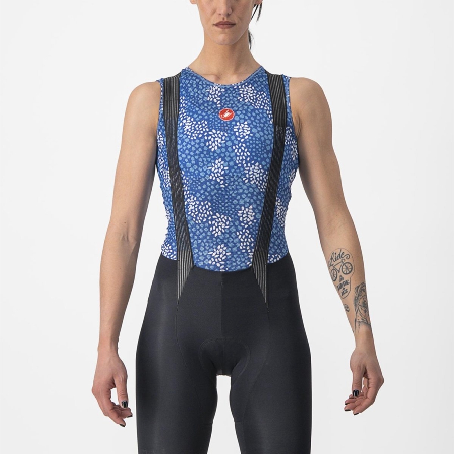 Blue Women Castelli PRO MESH 4 W SLEEVELESS Base Layer | 428035-UAO