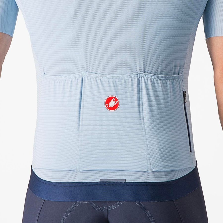 Blue / Blue Men Castelli ESPRESSO Jersey | 183429-XDS