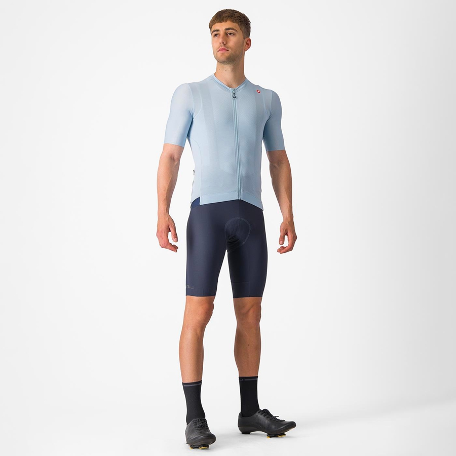 Blue / Blue Men Castelli ESPRESSO Jersey | 183429-XDS