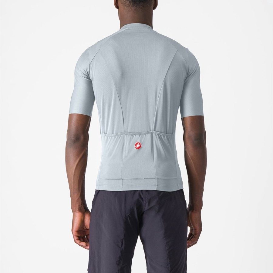 Blue / Grey Men Castelli UNLIMITED ENTRATA 2 Jersey | 925014-WLR