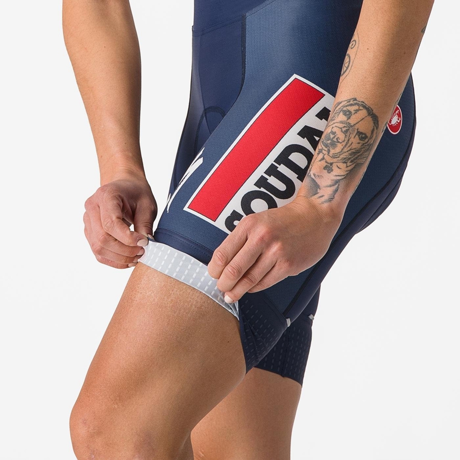 Blue / White Women Castelli COMPETIZIONE W Shorts | 587932-JNZ