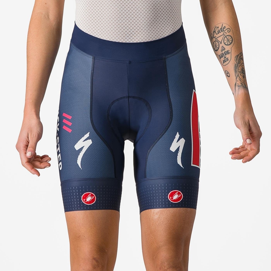 Blue / White Women Castelli COMPETIZIONE W Shorts | 587932-JNZ