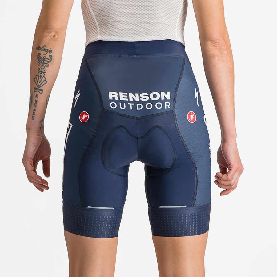 Blue / White Women Castelli COMPETIZIONE W Shorts | 587932-JNZ