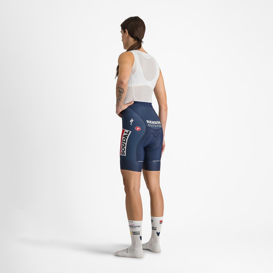 Blue / White Women Castelli COMPETIZIONE W Shorts | 587932-JNZ