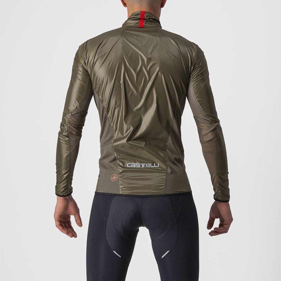 Brown Men Castelli ARIA SHELL Protection | 956834-YDL