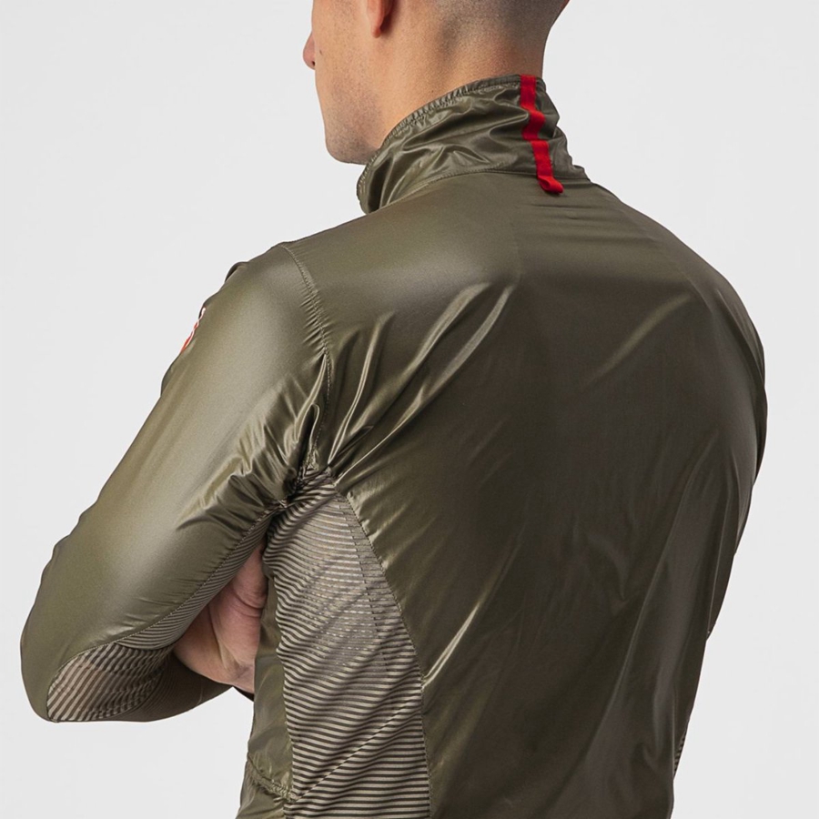 Brown Men Castelli ARIA SHELL Protection | 956834-YDL