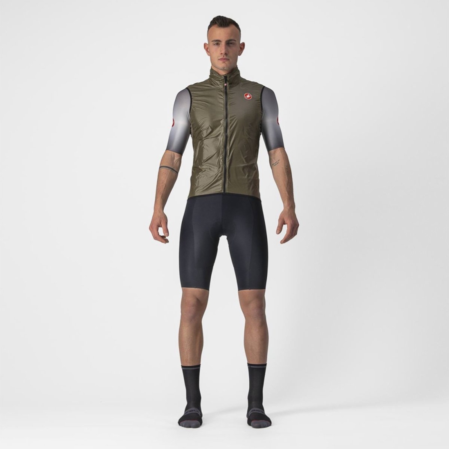 Brown Men Castelli ARIA Vest | 501284-HIQ