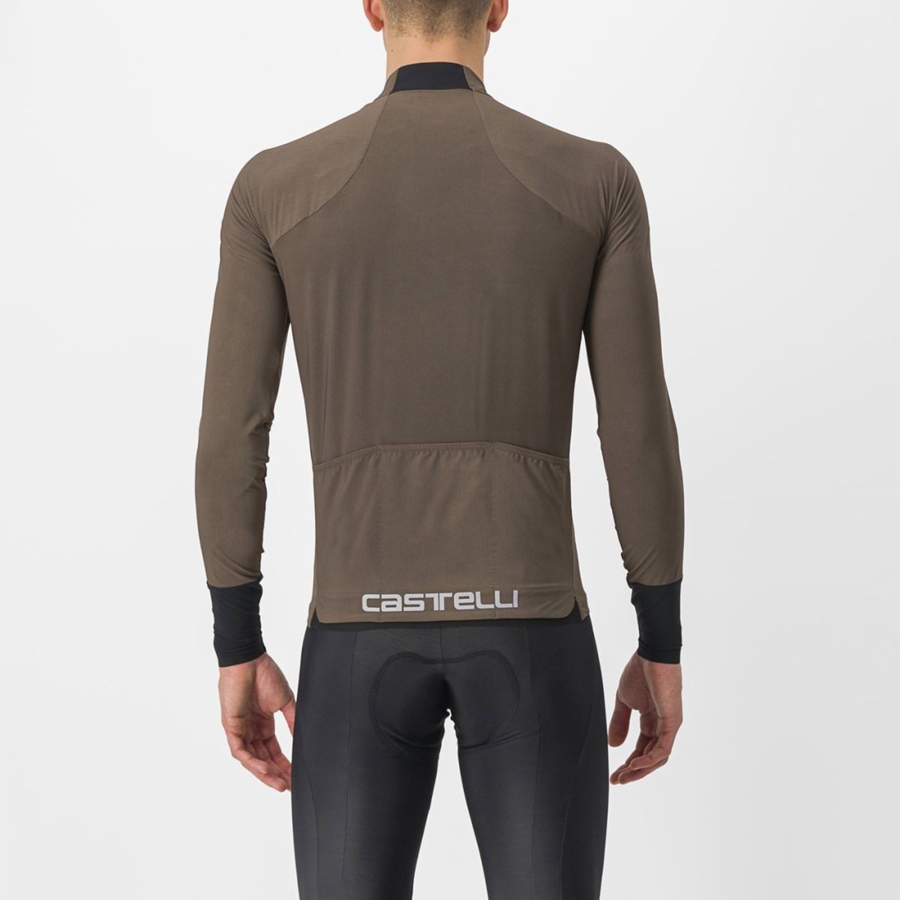 Brown Men Castelli FLIGHT AIR Jersey | 740529-RDM